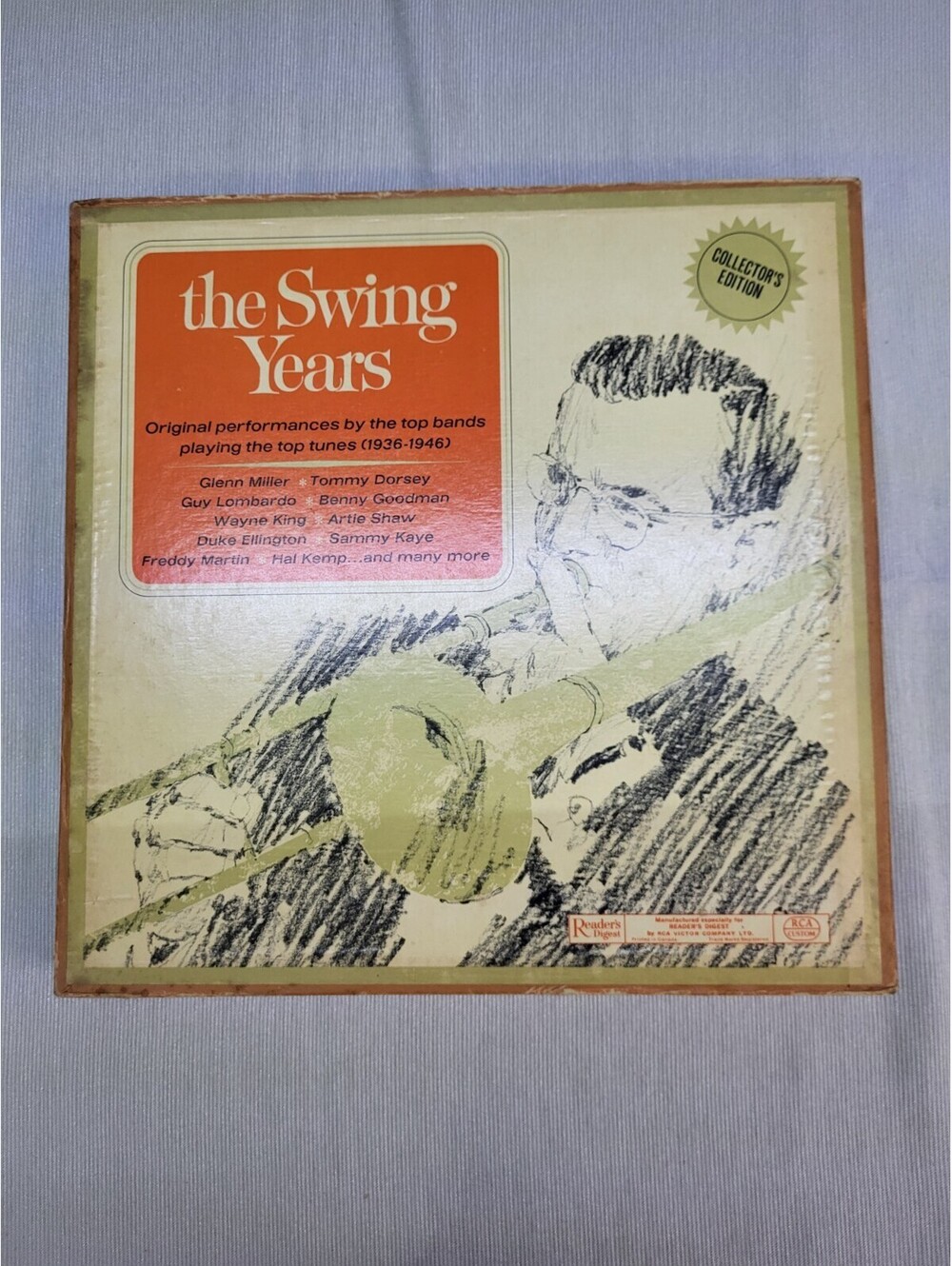 THE SWING YEARS 6 Record Set 72 Top Tunes 1936-46 Miller Dorsey Goodman Shaw RCA